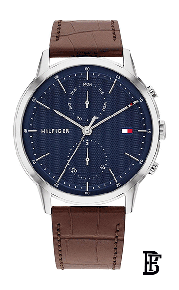 TOMMY HILFIGER Men's Leather Analog Wrist Watch 1710436 image 1