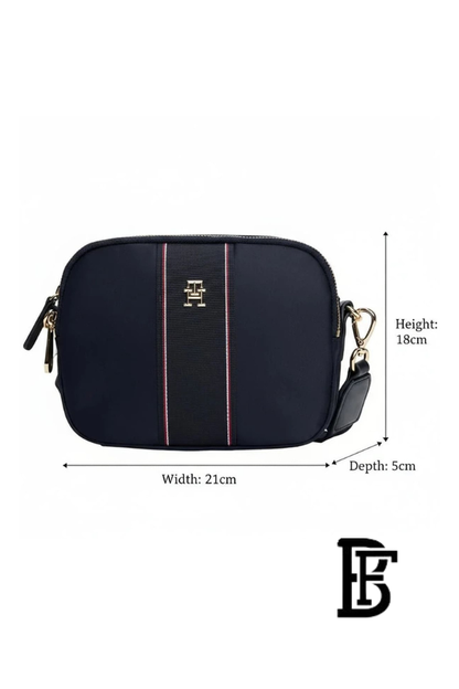 Tommy Hilfiger Blue Women Cross Body Bag Aw0Aw17230 – Elegant Everyday Shoulder Bag image 11