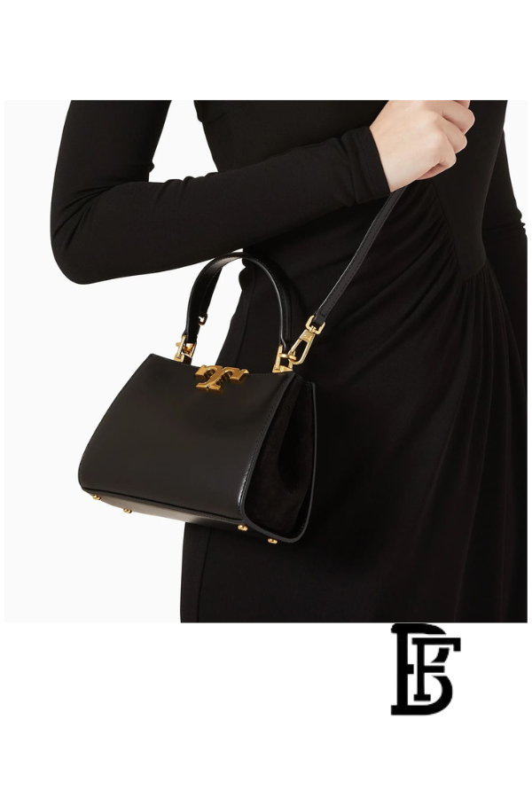 Tory Burch Black Leather Women Handbag 154816 001 – Elegant Everyday Shoulder Bag image 9