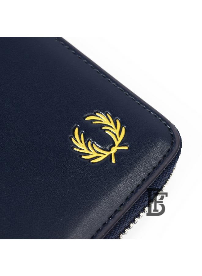 Fred Perry Leather Wallet for Men, Blue image 2
