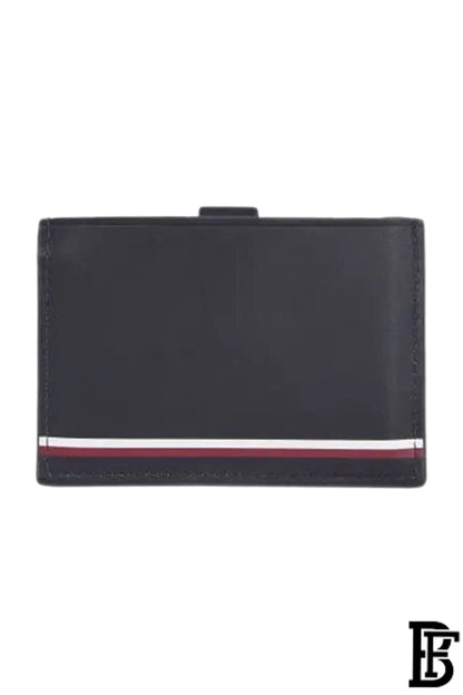 Tommy Hilfiger men's Black leather wallet image 3