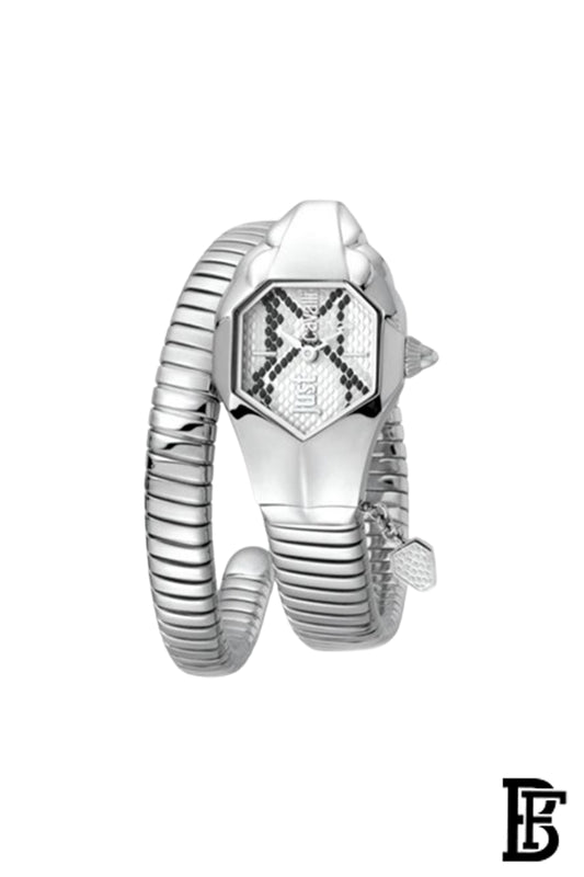 Just Cavalli JC DNA Septagon Silver Dial Ladies Watch image 1