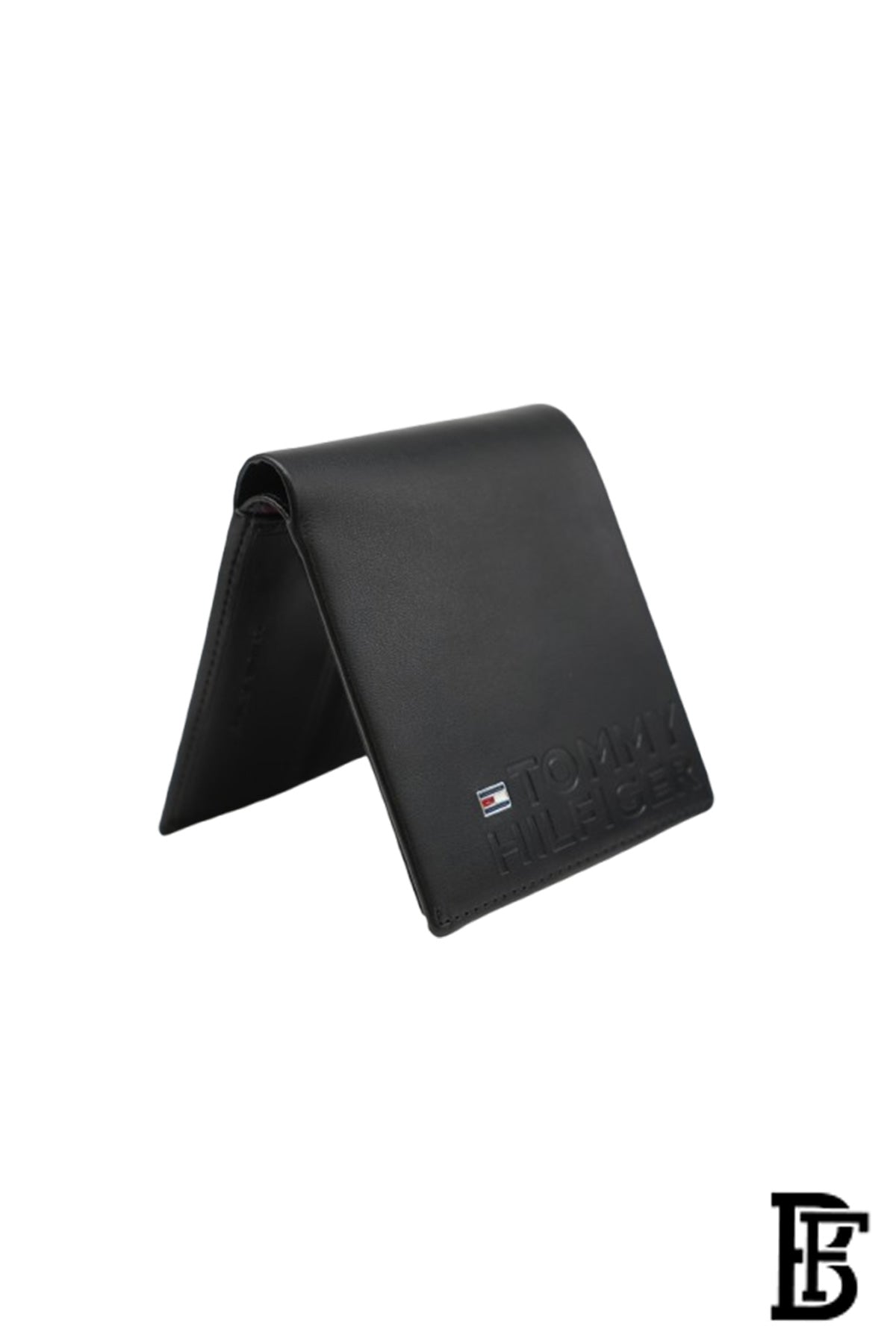 Leather Coin And Credit Card Wallet BLACK- LEATHER image 5