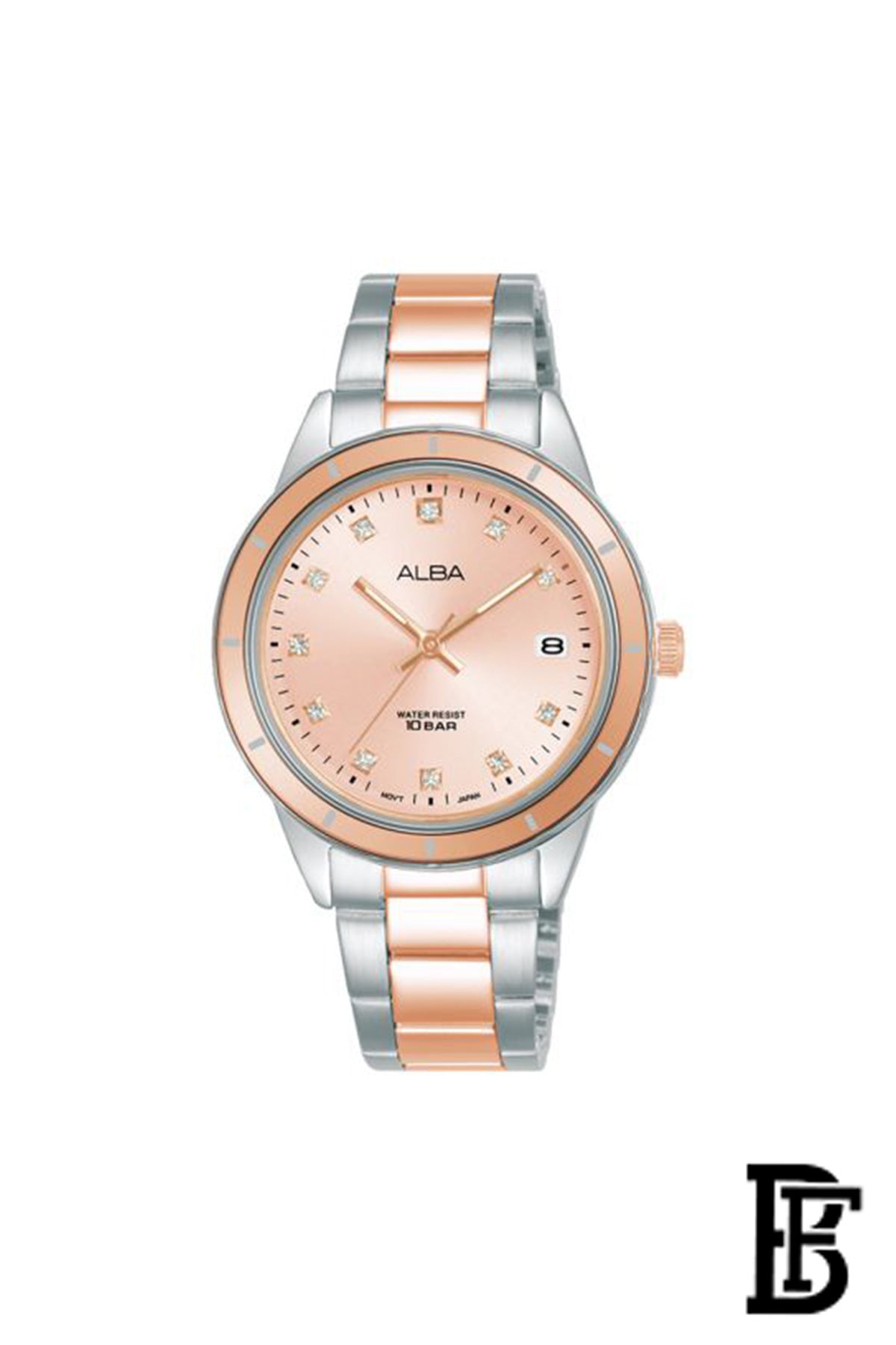 Alba AG8M83X Women's Stainless Steel Quartz Analog Wrist Watch   Warranty from Elaraby Group image 0