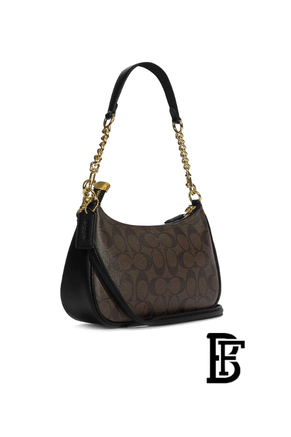 Coach Brown  Women Shoulder Bag Cv933  – Elegant Everyday Shoulder Bag image 3