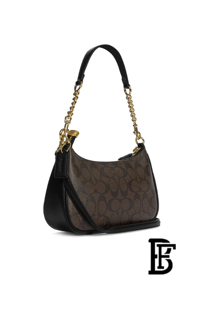 Coach Brown  Women Shoulder Bag Cv933  – Elegant Everyday Shoulder Bag image 3