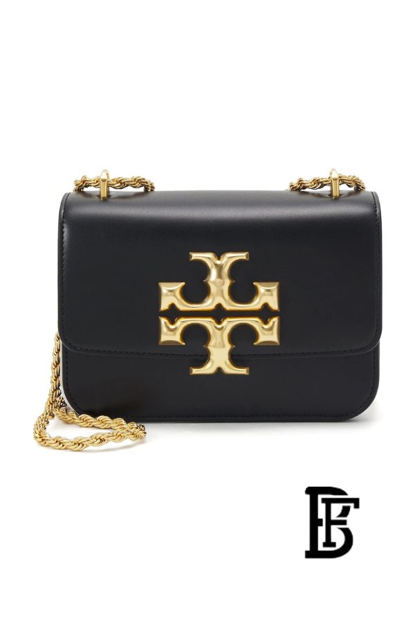 Tory Burch Black Leather Women Handbag 73589 001  – Elegant Everyday Shoulder Bag image 1