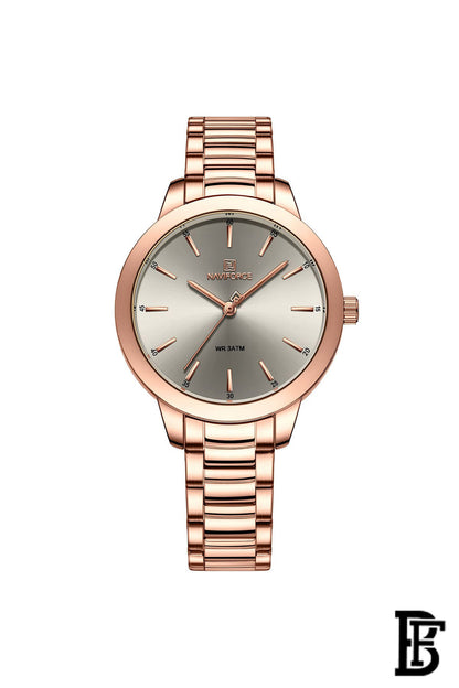 Naviforce NF5025  RGGY      Women's Analog Stainless Steel Watch image 1