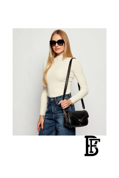 Guess Black Women Shoulder Bag Hwbg7993200 Bla  – Elegant Everyday Shoulder Bag image 12