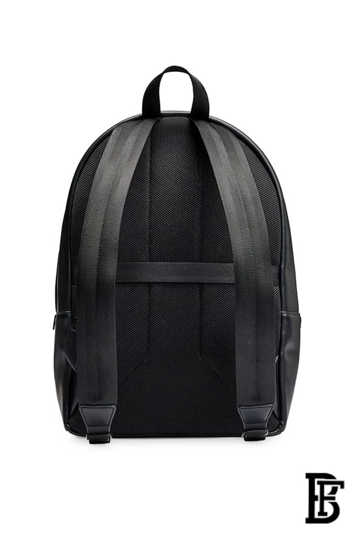 BOSS Men's Signature Striped Faux Leather Backpack image 3