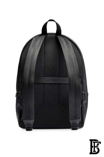 BOSS Men's Signature Striped Faux Leather Backpack image 3
