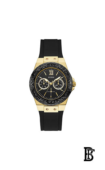 GUESS Women's Stone Studded Analog Watch W1053L7 - 39 mm - Black image 0