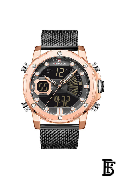 NAVIFORCE NF9172S RG/B/B    MEN'S Stainless Steel Analog Wrist Watch image 0