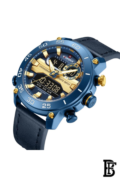 Naviforce NF9235 BEBEBE  Men's Analog Leather Watch image 2