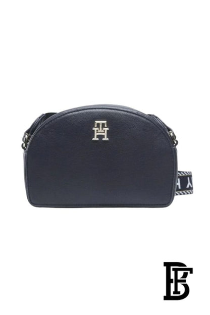 Tommy Hilfiger Life Half Moon Camera Bag for Women – Blue Polyester Shoulder Bag image 1