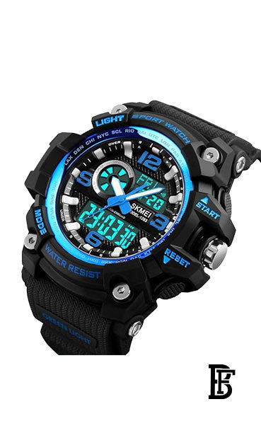 SKMEI  Men's Military Wrist Watch SK1283 Blue image 2