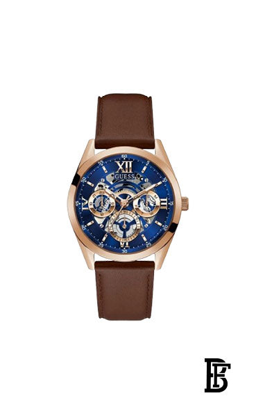 GUESS GW0389G3 MEN’s analog LEATHER WATCH  + Gift perfume tester 30 ml image 2