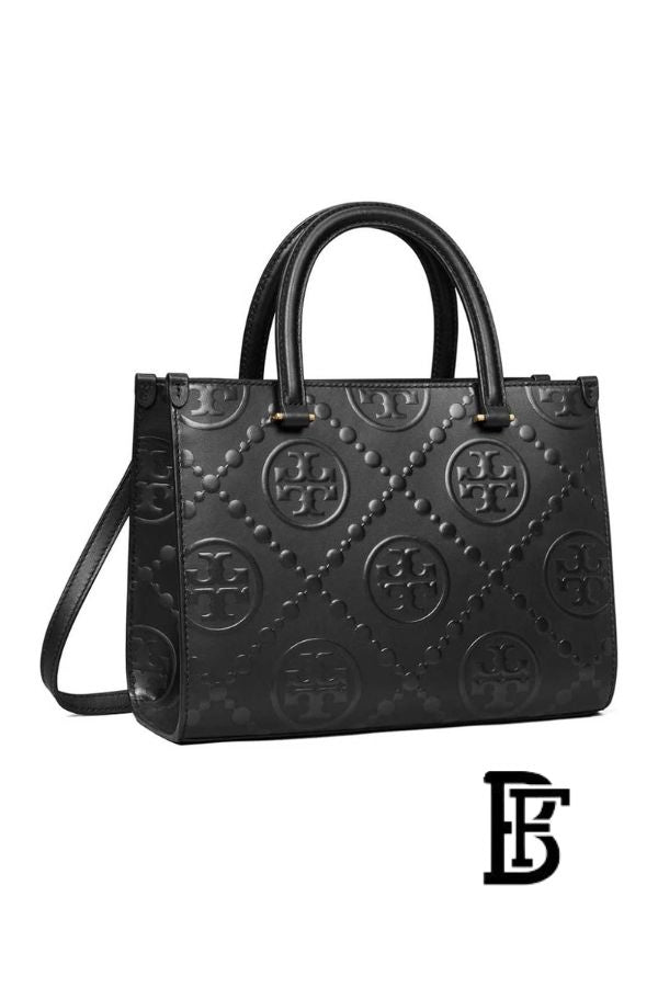 Tory Burch Black Leather Women Handbag 162013 001 – Elegant Everyday Shoulder Bag image 1