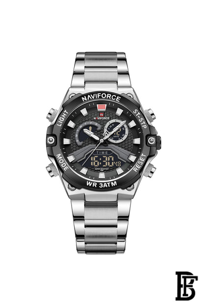 NAVIFORCE NF9207 S/B/B  MEN'S Stainless Steel Analog Wrist Watch image 0