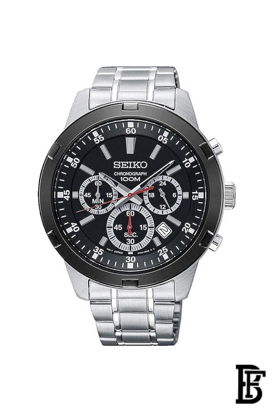 SEIKO  SKS611P1 Men's Stainless Steel Quartz CHRONOGRAPH  Wrist Watch      Warranty from Elaraby Group image 1