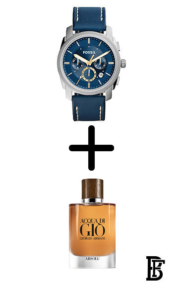 FOSSIL FS5262 Men Water Resistant Chronograph Watch + Gift perfume tester 30 ml image 1