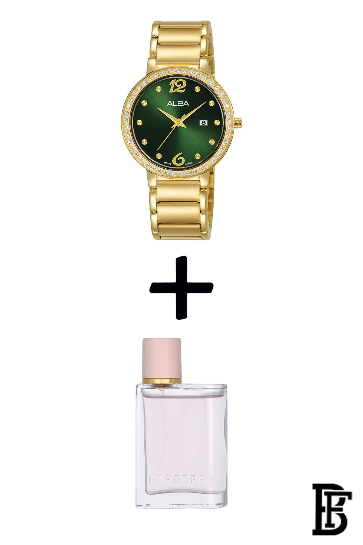 Alba AH7BK0X Women's Stainless steel  Quartz Analog Wrist Watch  + Gift perfume tester 30 ml     Warranty from Elaraby Group image 0