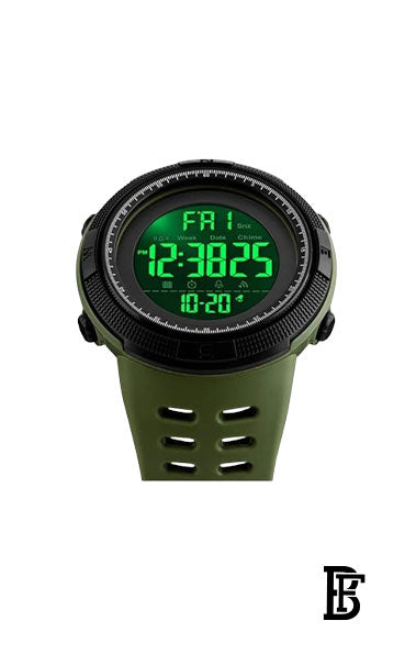 SKMEI  Men's Digital Watch Rubber SK1251Green Olive image 3