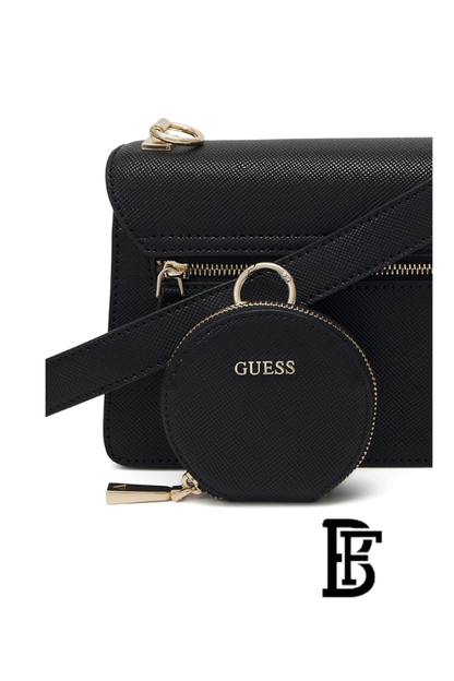 Guess Black Women Shoulder Bag Hwevg873719 Bla  – Elegant Everyday Shoulder Bag image 8