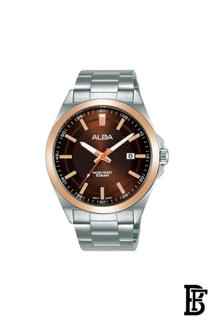 Alba AS9P12X Men's Stainless steel Quartz Analog Wrist Watch Warranty from Elaraby Group image 1
