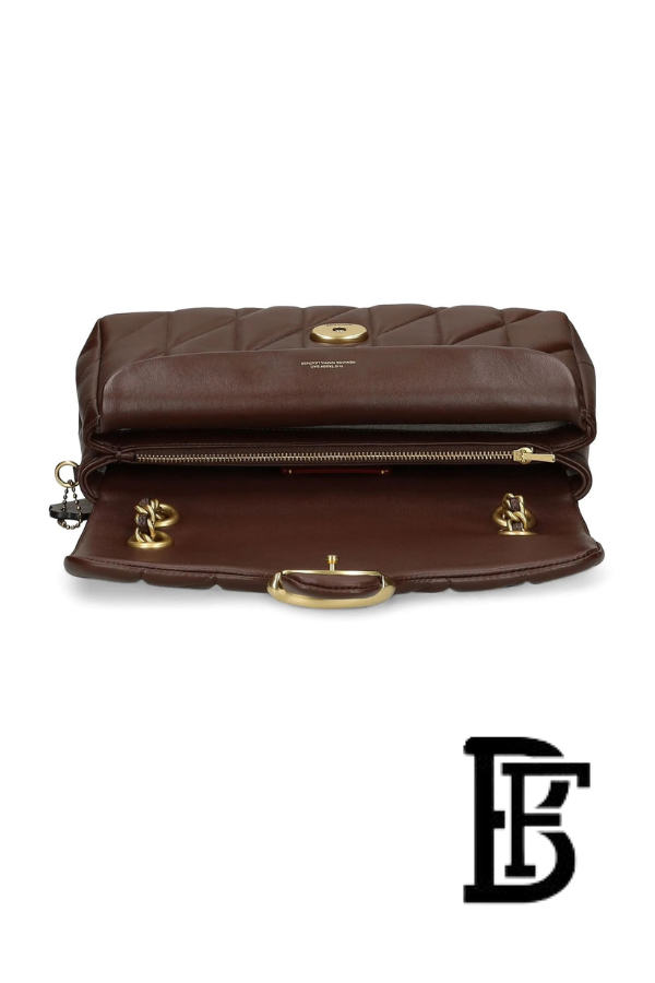 Coach Brown  Women Shoulder Bag Cp150 B4Mpl – Elegant Everyday Shoulder Bag image 5