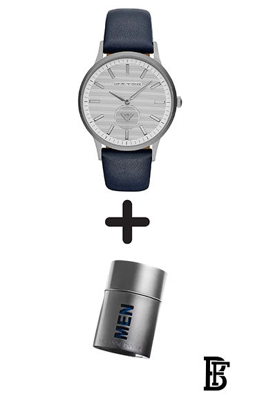 EMPORIO ARMANI Men's Water Resistant Analog Watch AR11119 + Gift perfume Tester 30 ml image 1