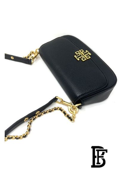 Tory Burch Black Leather Women Handbag 138772 001 – Elegant Everyday Shoulder Bag image 7