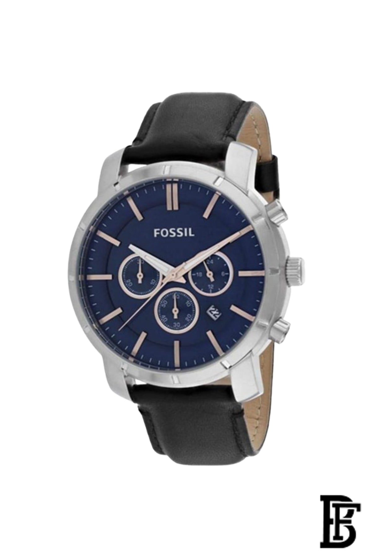 Fossil Men's Quartz Chronograph Watch with Leather Strap BQ2158 image 0