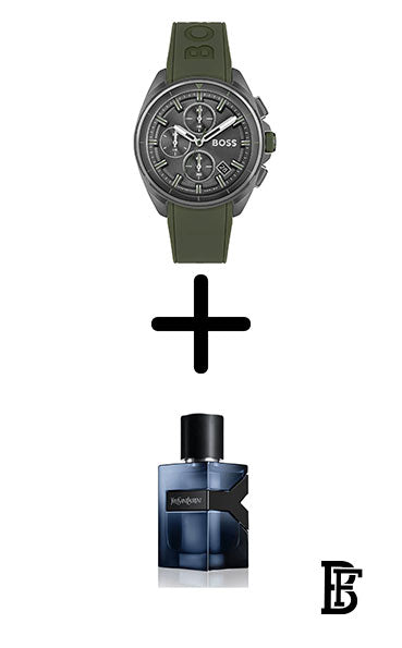 Hugo Boss Watch For Men 1513952 + Gift perfume Tester 30 ml image 0