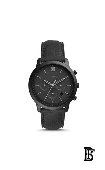 FOSSIL FS5503 Men's Leather Chronograph Watch + Gift perfume tester 30 ml image 2