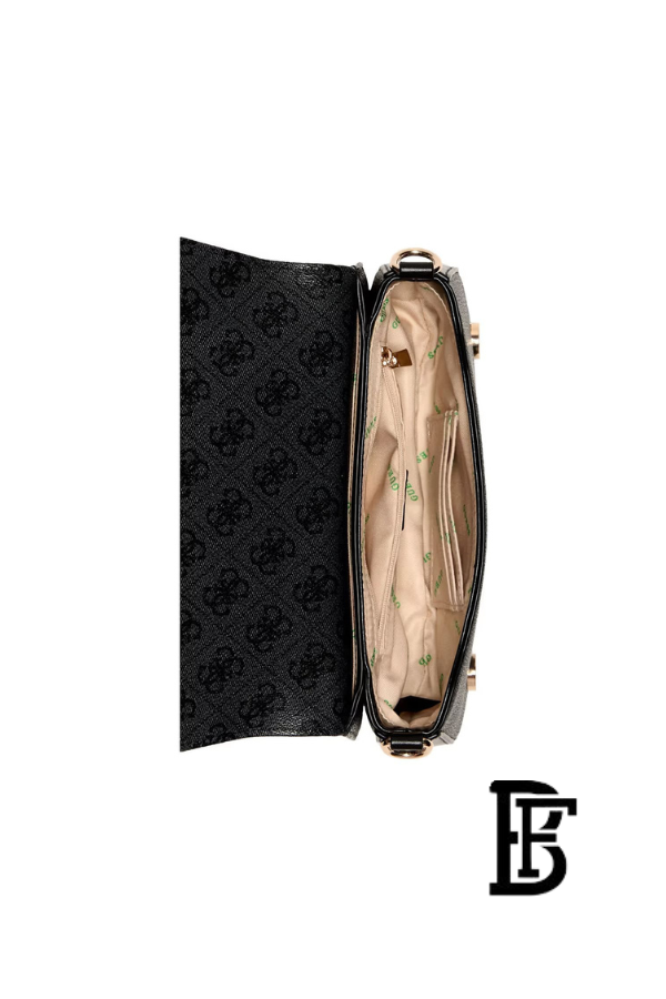 Guess Black Women Shoulder Bag Hwesg951320 – Elegant Everyday Shoulder Bag image 8