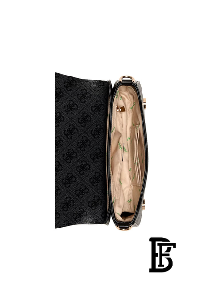 Guess Black Women Shoulder Bag Hwesg951320 – Elegant Everyday Shoulder Bag image 8