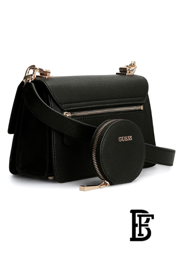 Guess Black Women Shoulder Bag Hwevg873719 Bla  – Elegant Everyday Shoulder Bag image 3