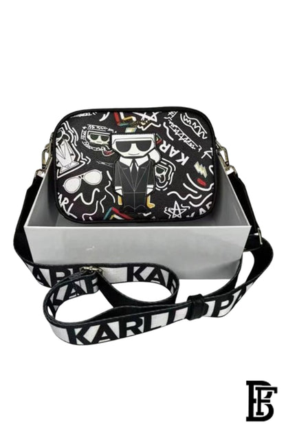 Karl Lagerfeld Maybelle Camera Crossbody - Black BAG0091 image 1
