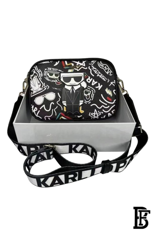Karl Lagerfeld Maybelle Camera Crossbody - Black BAG0091 image 1