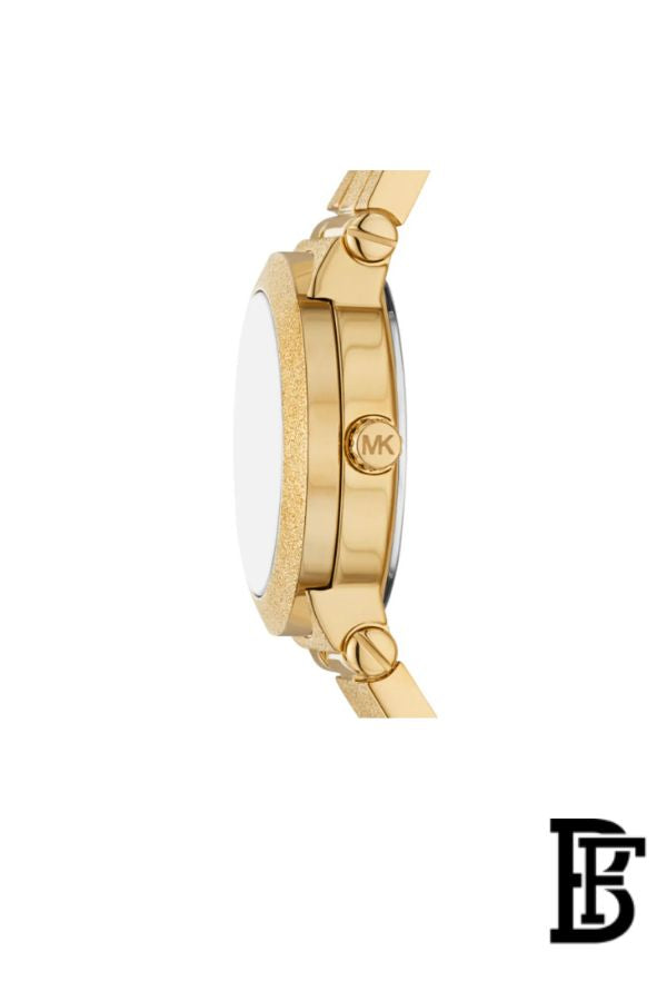 Michael Kors Billie Women's Watch MK7554 – Gold Dial & Stainless Steel Strap 26mm Quartz image 3