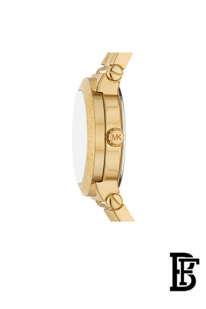 Michael Kors Billie Women's Watch MK7554 – Gold Dial & Stainless Steel Strap 26mm Quartz image 3