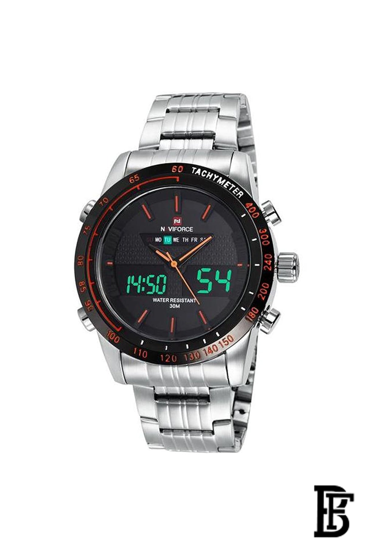 NAVIFORCE NF9024 SBO   MEN'S Stainless Steel Analog Wrist Watch image 0