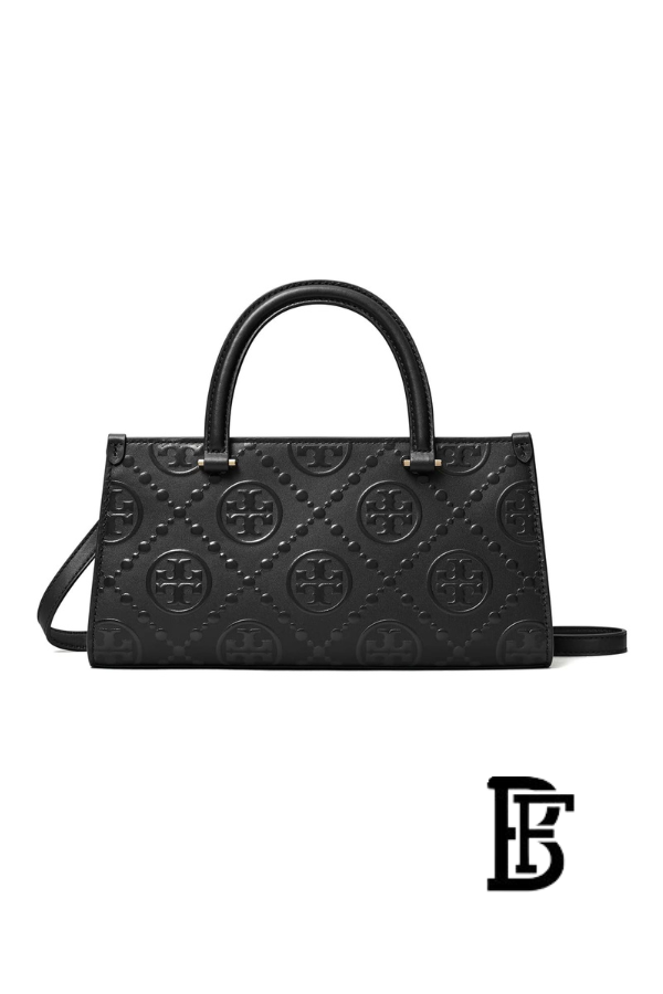Tory Burch Black Leather Women Handbag 164641 001 – Elegant Everyday Shoulder Bag image 1