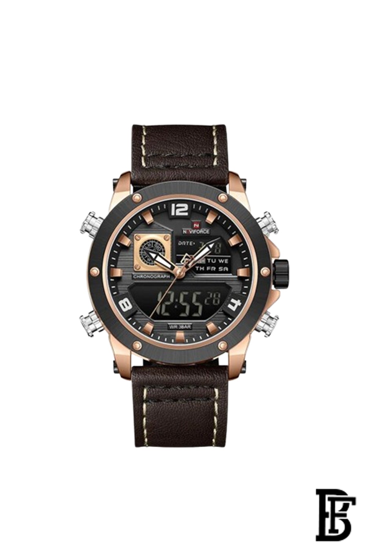 Naviforce NF9236 RGBDBN  Men's Analog Leather Watch image 0