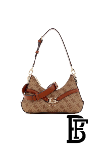 Guess Light Brown Women Shoulder Bag Hwsg7993730 Ltl – Elegant Everyday Crossbody Bag image 0