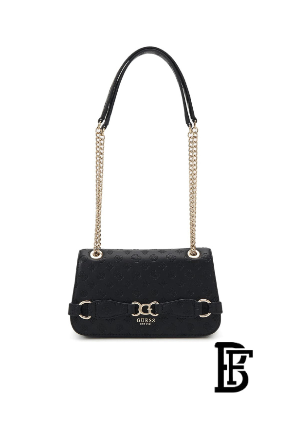 Guess Black Women Shoulder Bag Hwpg9336210 Blo – Elegant Everyday Shoulder Bag image 6