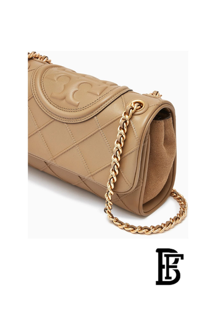 Tory Burch Women's Beige Leather Handbag 143249 200 - Stylish everyday shoulder bag image 6