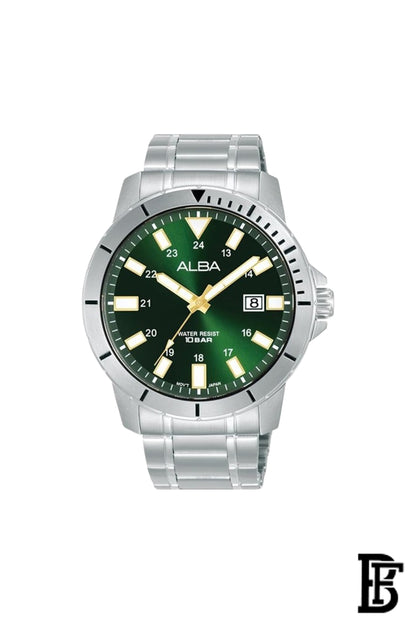 Alba AS9R95X Men's Stainless steel Quartz Analog Wrist Watch Warranty from Elaraby Group image 1
