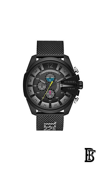 DIESEL Men's Mega Chief Water Resistant Chronograph Watch Dz4514 + Gift perfume Tester 30 ml image 2